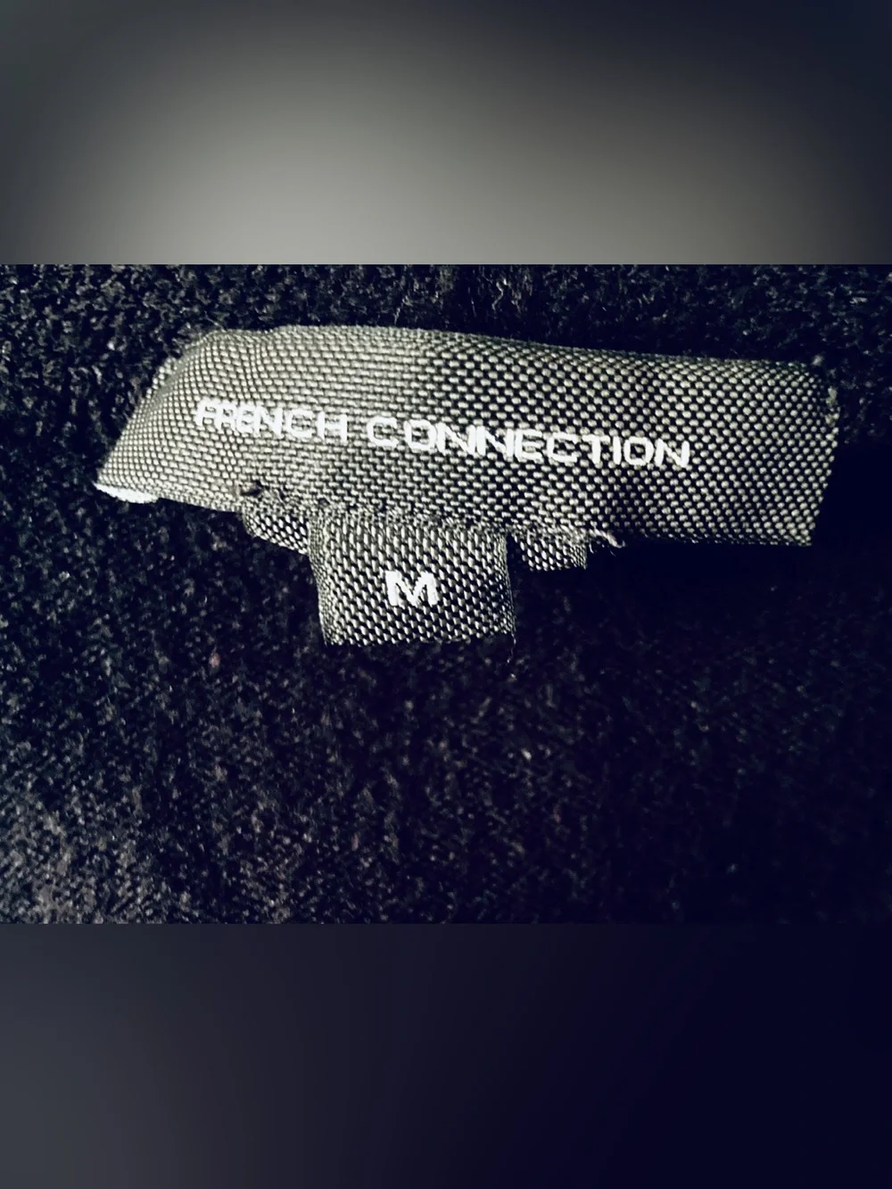 French Connection Babysoft Rib Sleeve V-Neck Sweater.